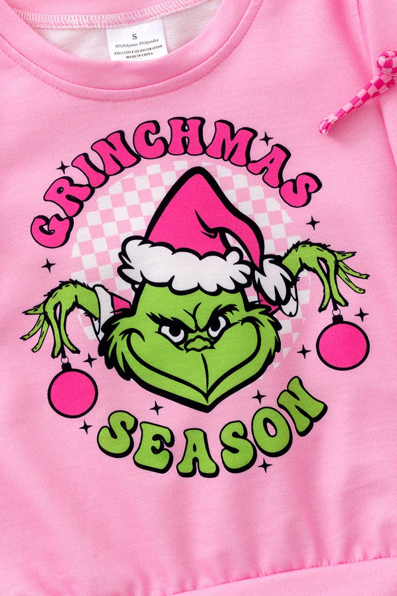 Pink Grinch Sweatshirt