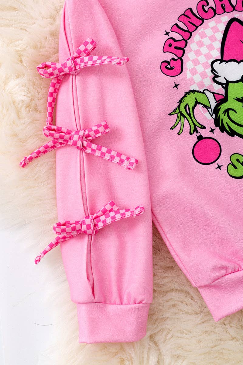 Pink Grinch Sweatshirt