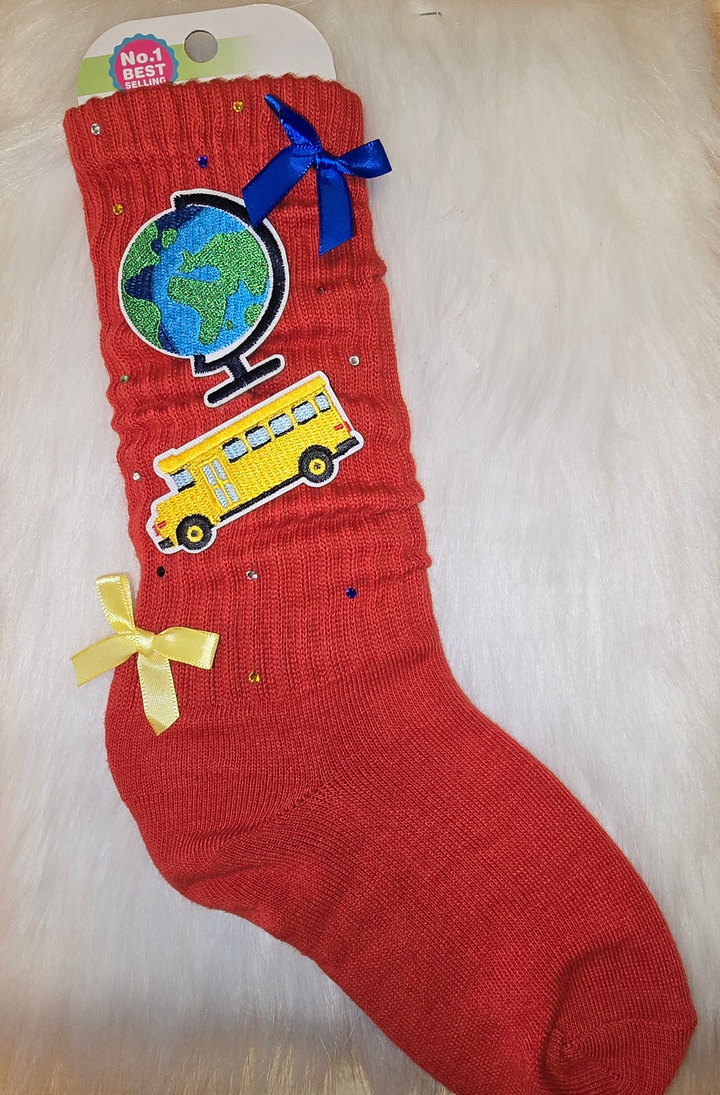 Back to School Slouch Socks